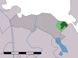 Kaart van Muiderberg