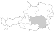 Map of Mariazell in Austria