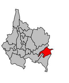 Cantonul Chamoux-sur-Gelon în cadrul arondismentului
