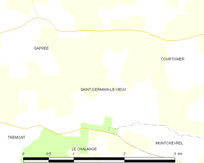 Poziția localității Saint-Germain-le-Vieux