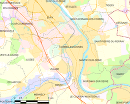 Corbeil-Essonnes – Mappa