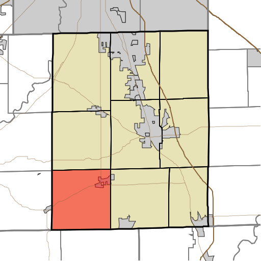 File:Map highlighting Hensley Township, Johnson County, Indiana.svg