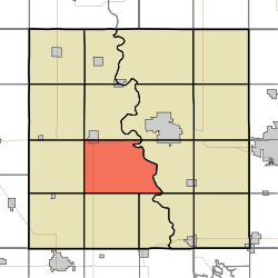 Ayova shtatining Boon okrugi, Marcy Township-ni ko'rsatadigan xarita