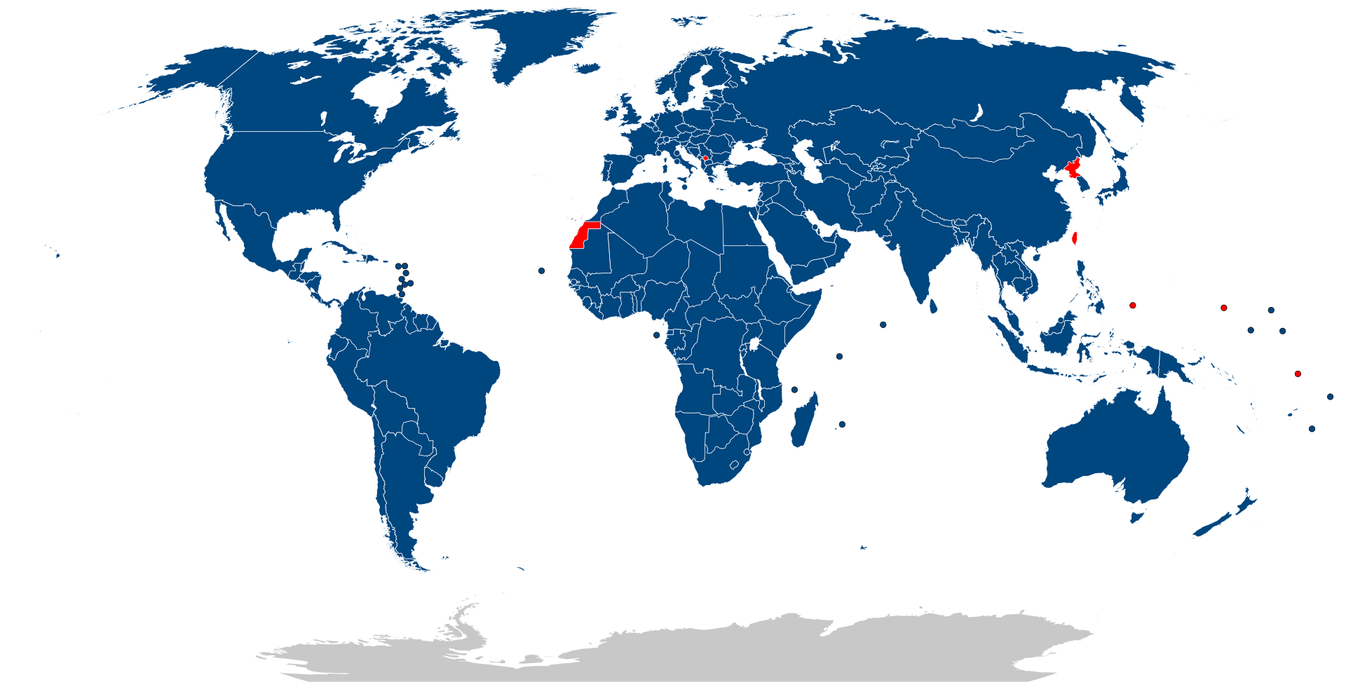 Map of the member states of Interpol 2018.svg