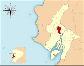 Localización de Cantón de Daule