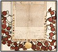 Marriage contract between Princess Anna of Denmark and Jacob VI of Scotland 1589 (Danish National Archives).jpg