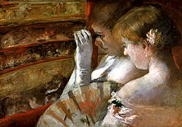 Mary Cassatt: En el palco (1879).