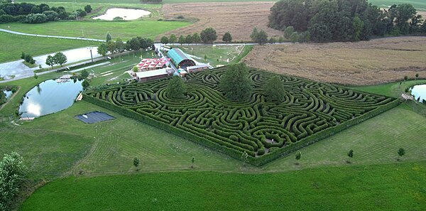 Obludiste - hedge maze Czech republic