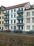 Apartment building in closed development