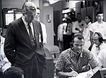 Гордон Купер и Вернер фон Браун, 1961. године