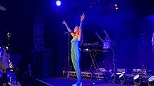 British singer Mimi Webb performing at the venue on 9 September 2022. Mimi Webb performing in Sydney.jpg