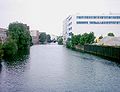 Deutsch: Mittelkanal, Hamburg-Borgfelde, Blick vom Ausschläger Weg nach Osten.