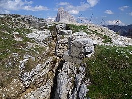 Războiul de tranșee Monte Piana Dolomiti Italia (1) .JPG