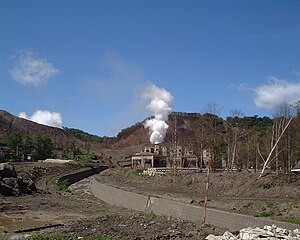 Área de las erupciones de 2000 (imagen de 2001)