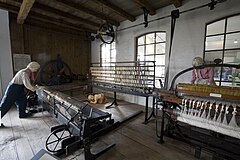 Textile industry history, Carpet Loom with Jacquard mechanism 1860