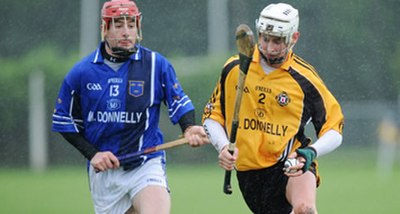 Limerick's Andrew O'Shaughnessy (left) representing Munster in the 2008 Railway Cup hurling semi-final against Ulster