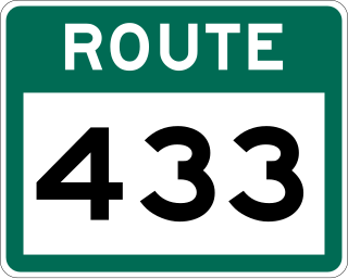 <span class="mw-page-title-main">Newfoundland and Labrador Route 433</span> Highway in Newfoundland and Labrador, Canada