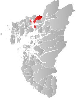 Vikedals kommun i Rogaland fylke.