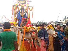 The Jagannath daru on the way to the temple Nabakalebara Puri 2015.jpg