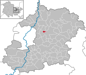 Poziția Nausnitz pe harta districtului Saale-Holzland-Kreis