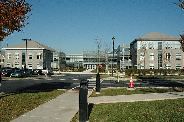 A view of the Middle and Upper Schools after their rebuilding in 2011