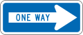 (R3-12) One-way traffic (pointing right)