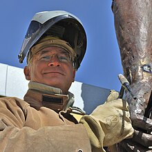 Legeros in 2009 Nicholas Legeros, sculptor.jpg