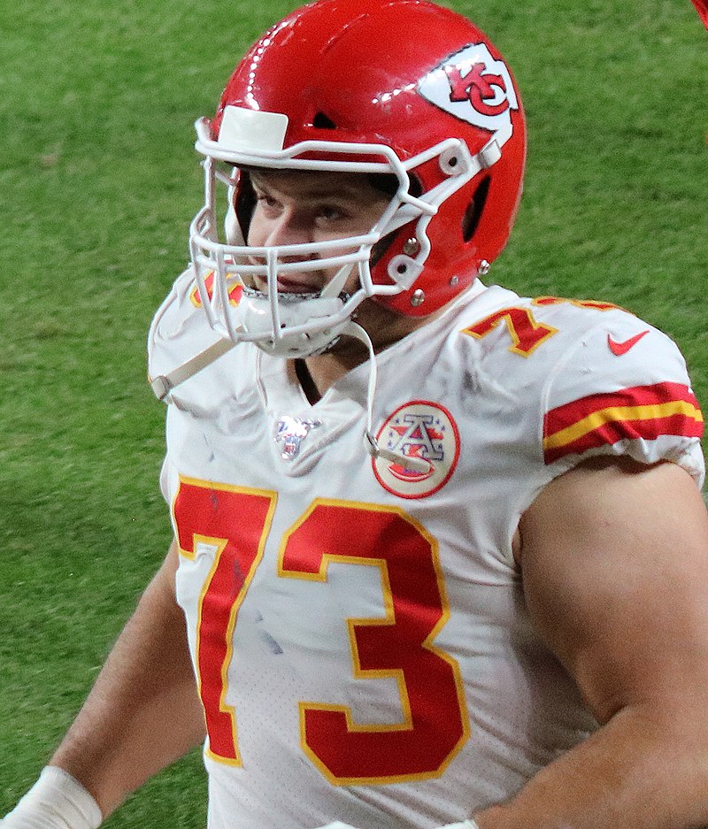 Kansas City Chiefs defensive players Truman Jones (57), Matt