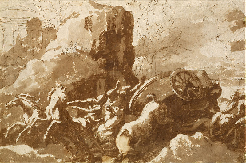 File:Nicolas Poussin - The Death of Hippolytus - Google Art Project.jpg