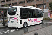 NishiTokyoBus B21251 Hamurun EV bus rear.jpg