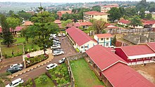 An aerial picture of Nkumba University's main campus. Nkumba University Aerial View.jpg