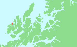 Location of Tindsøya