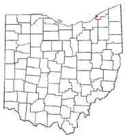 Location of Lakeline, Ohio