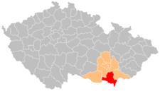 Okres Břeclav na mapě