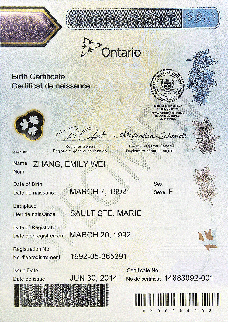 File:Ontario short-form birth certificate.webp - Wikipedia