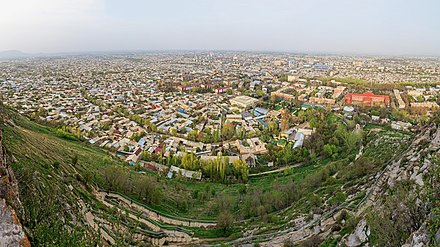 Panoramic view of Osh
