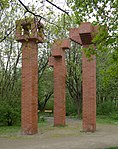 Otto Probst Strasse 5 brick steles.jpg