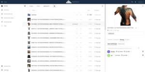 10.0.7.png web arayüzünde OwnCloud paylaşımı