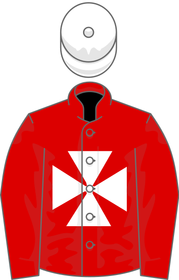 The colors worn by jockeys when racing horses owned by Cyrus S. Poonawalla