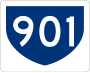 Highway 901 marker