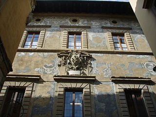 Palazzo Ramirez de Montalvo building in Florence, Italy