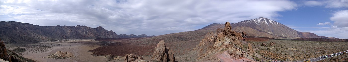 Panorama från Roques de García