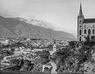 Vista de la capilla en 1898