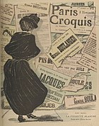 Paris Croquis　表紙絵(1889)
