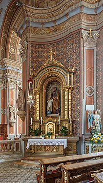 Parish church St. Ulrich Urtijëi Right side altar