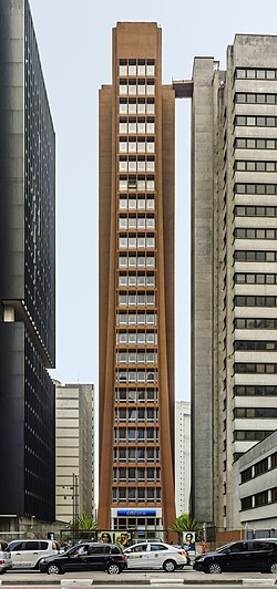 Gedung Parque Avenida di Paulista Avenue, São Paulo, Brasil.