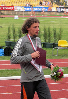 Pawel Czapiewski won the 1500 m gold for Poland. Pawel Czapiewski.jpg