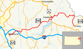 Pennsylvania Route 590 map.svg