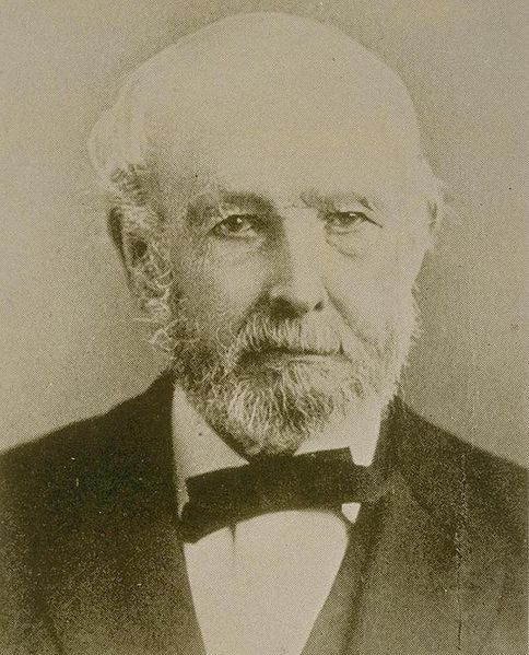 Picture taken in his later years, when he served as president of Pacific Bank.