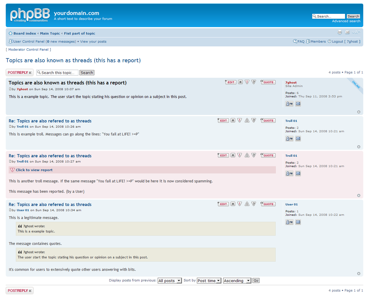 Report topics. PHPBB 3.1.9. PHPBB форум. Мобильный вид PHPBB. PUNBB шаблоны.